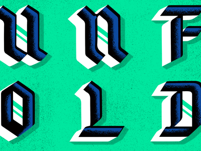 Blackletter Experiment blackletter gothic lettering texture type