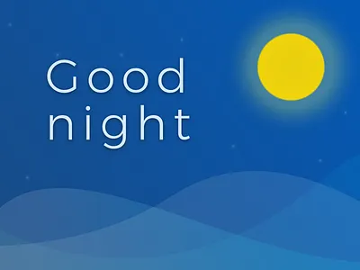 A Clear Night Sky With The Moonlight design illustration visual