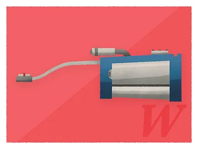 W is for Web Shooters avengers comics fantasy film illustration marvel movie spiderman spidey vector weapons