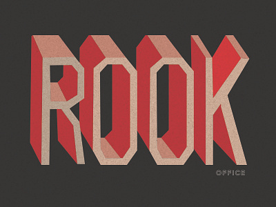 Type 3d hand type logo mark retro texture typography vintage