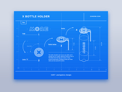 X Bottle Holder 2x blueprint bottle bregvadze concept energy drink gio giorgi holder ox r2 x