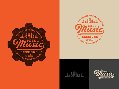 Mill Music Sessions branding logo music