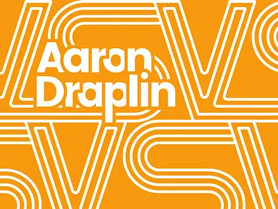 Draplin vs. Ringling [WIP] draplin logo orange poster screen screenprinting thicklines type typography wip