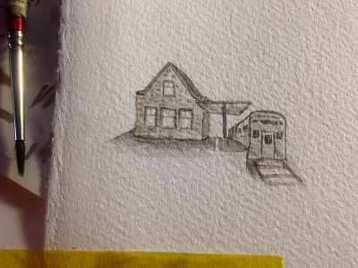 Princeton Dinky Station design detail drawing illustration new jersey new york painting princeton train train station transit watercolor