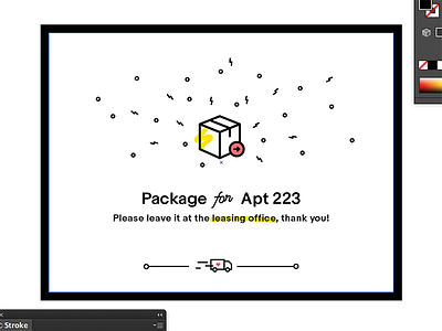 Package Note door note package