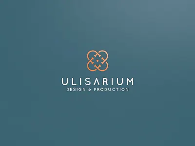 Ulisarium brand elegant identity logo minimal monogram simple symbol