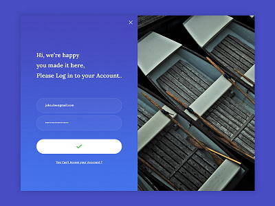 Login Form gradient interface login login form tasty ui users ux