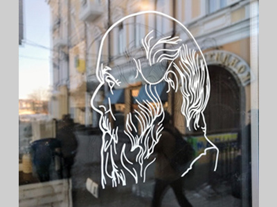 Socrates contour illustration socrates vector