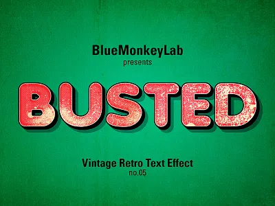 Vintage Retro Effects effect grunge hipster insignia label logo mock up mockup retro style typography vintage