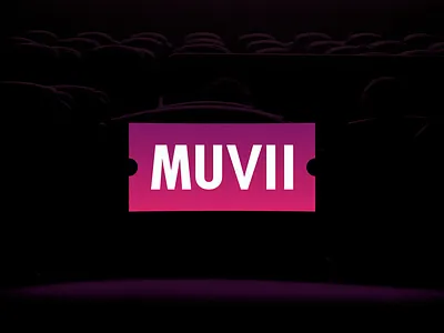 Muvii app logo movie table ticket time