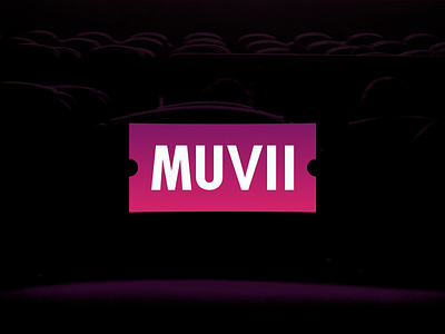 Muvii app logo movie table ticket time