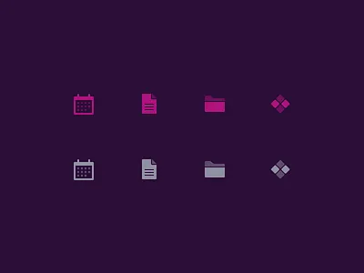 Tabbar Icons calendar document folder icons ios tab bar tabbar vibrant