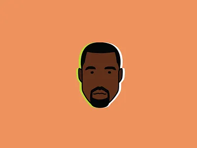 Kanye West Icon hip hop heads hiphop icon kanye kanye west life of pablo logo minimal rap rapper series yeezy