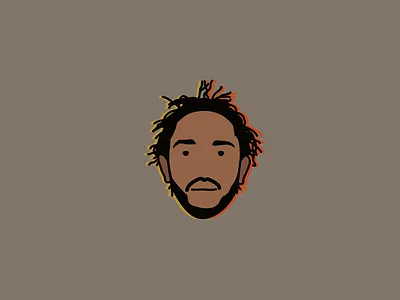 Kendrick Lamar Icon good kid maaad city hip hop heads hiphop icon kendrick kendrick lamar logo minmal rapper series to pimp a butterfly