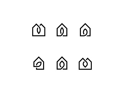Homsphere building design graphic house idea letter lettering logo minimal realestate simple typography