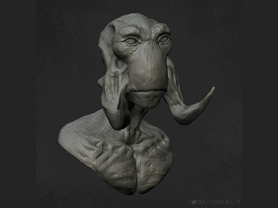 Tars (John Carter) Speed Model (45min) 3d john carter modeling tars zbrush