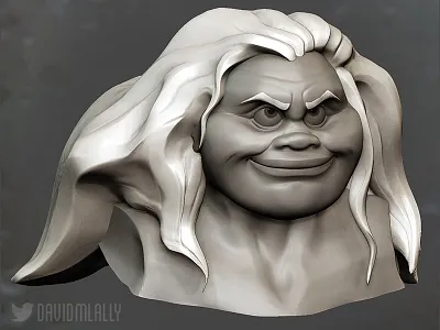 Maui (Moana) Speed Model (3hr) 3d disney maui moana modeling zbrush