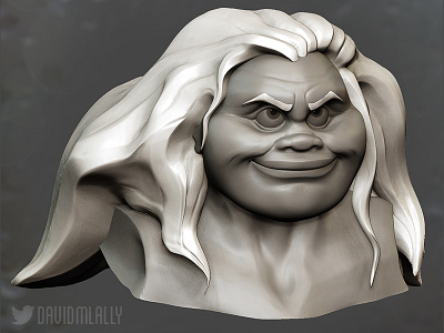 Maui (Moana) Speed Model (3hr) 3d disney maui moana modeling zbrush