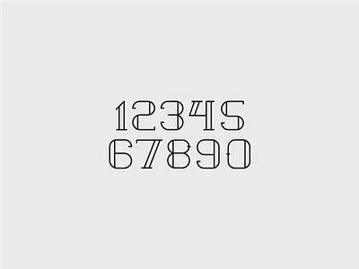 Typeface - numbers font gray grayscale numbers serif typeface typography