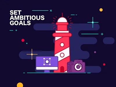 Set Ambitious Goals illustration