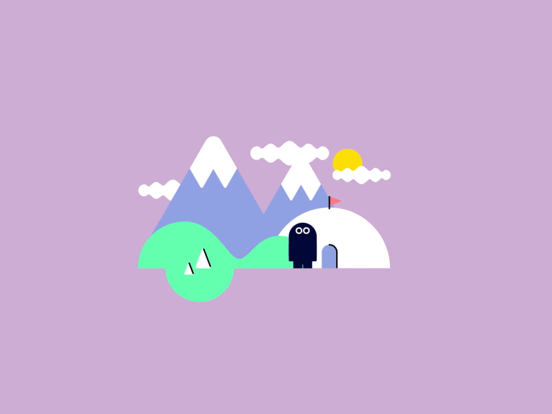 All around the world animation brand animation motion design