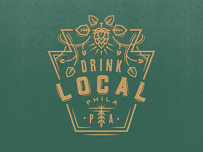 Drink Local beer drink local festival graphic tee hops keystone pennsylvania philadelphia t shirt wip