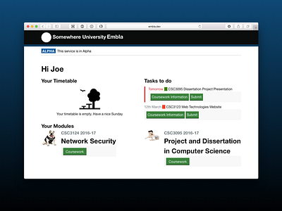 Embla Empty State dashboard e learning elearning empty state emptystate