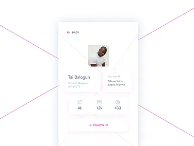 Follow Up app flat design illustration interface mobile ui ui design user interface ux