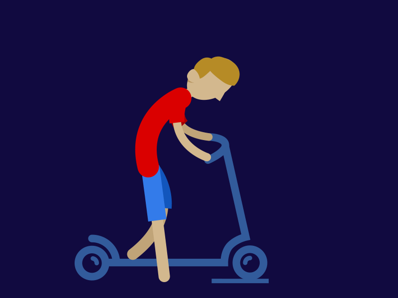 Kick scooter bike boy kick scooter loop scooter