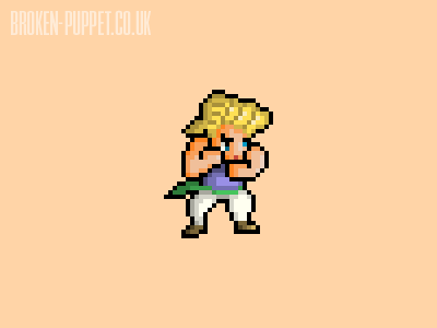 #11 Sabin | I'll take that as a compliment aseprite ffvi final fantasy vi finalfantasyvi pixel pixel art pixelart sabin