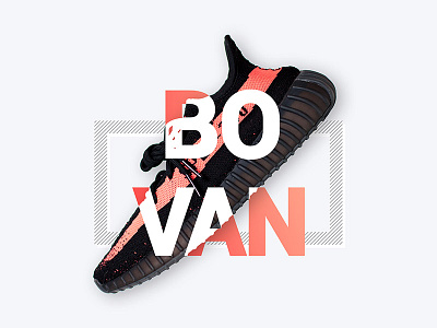 Sneaker Graphic branding graphic logo sneaker yeezy