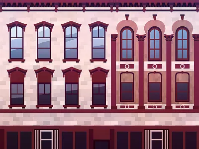 Facade1 building city illustration