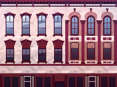 Facade1 building city illustration