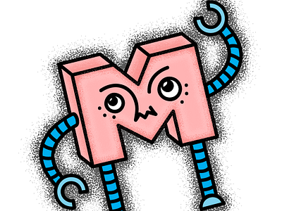 Robo M android blue kids m pink robot robotic