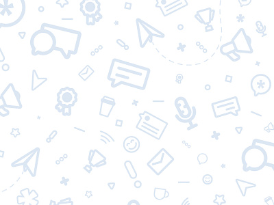 Communication Icons award coffee communication media paper plane