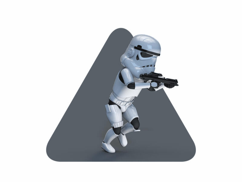 Stormtrooper after effects cinema 4d runcycle star wars stormtrooper