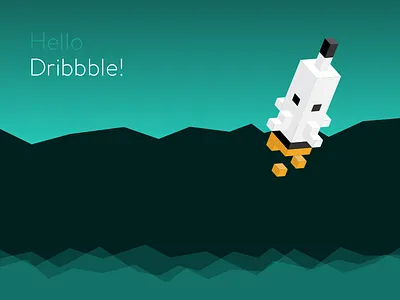 Hellodribbble debut hello rocket