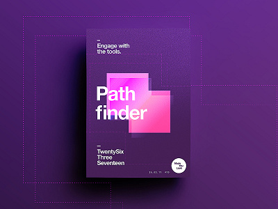 👁Made You Look👁 | 70 | Pathfinder. 2017 365 adobe digital freelance indesign love positive poster postereveryday typography