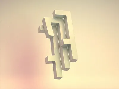 36 Days of Type 2017 | 7 36days 4 36daysoftype 3d cinema4d number photoshop typography
