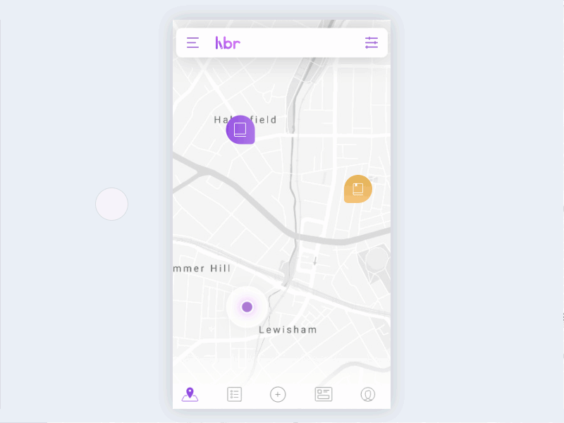 Libr animation animation app app book book app list map map app