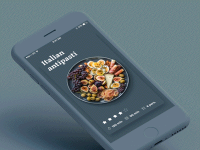 Food is love. Food is life. app application color food ios mobile recipe ui ux