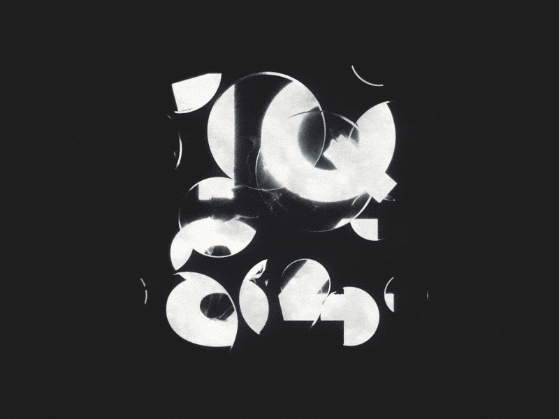 1Q Loop 3d animation c4d cinema 4d distortions loop motion design render type