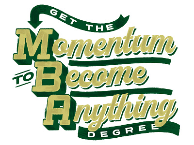 MBA typography