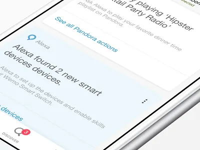 Alexa Smart Cards alexa feed iot