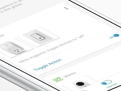 Alexa Device Manage action cards feed smart home