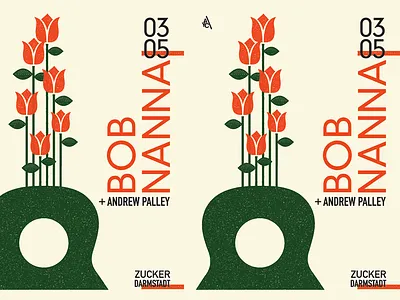 Bob Nanna + Andrew Palley - 'A Half Dozen Roses' ahalfdozenroses andrewpalley bobnanna germany guitars illustration