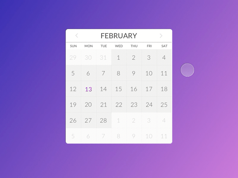 Date Picker datepicker principle sketch ui