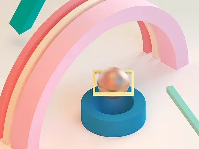 Daily 3D - Start 3d 3dg abstract c4d cgi cinema4d