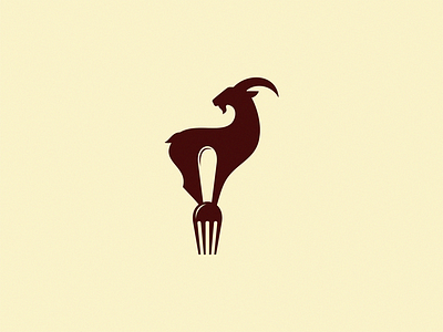 Alpine cuisine restaurant icon illustration logo symbol