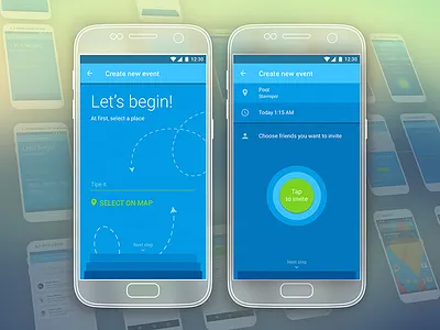Challo for Android android lunch material design poll ui ux